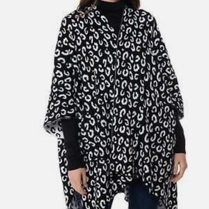 Inc International Concepts, Reversible Topper, One Size, Black/White